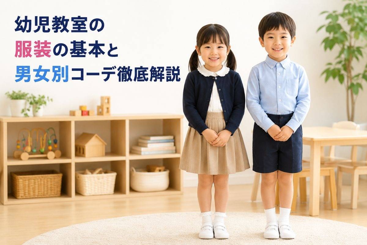 幼児教室の服装の基本と男女別コーデ徹底解説